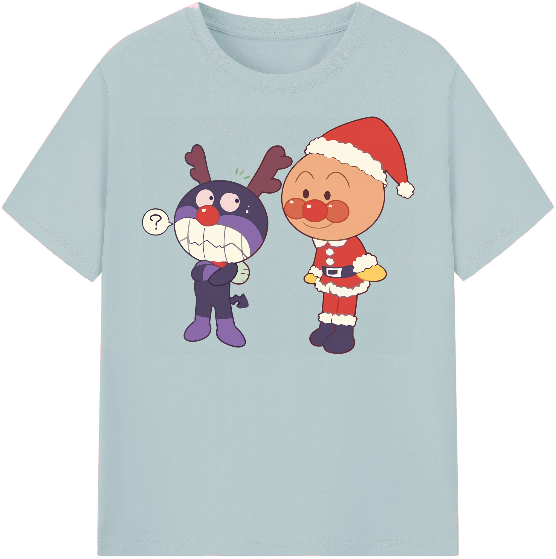 （画像用） アンパンマン Anpanman 綿100％半袖Tシャツ（フロントプリント）